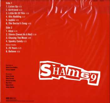 LP Sham 69: Soapy Water And Mr Marmalade 449969