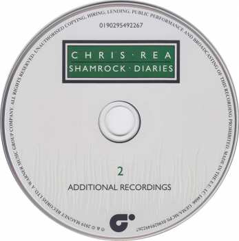 2CD Chris Rea: Shamrock Diaries  DLX 32279