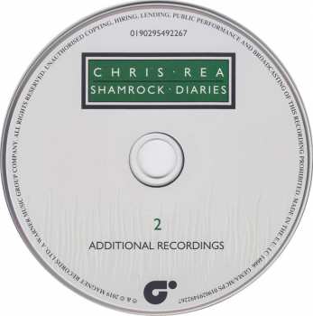2CD Chris Rea: Shamrock Diaries  DLX