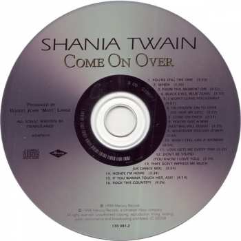 CD Shania Twain: Come On Over 7614