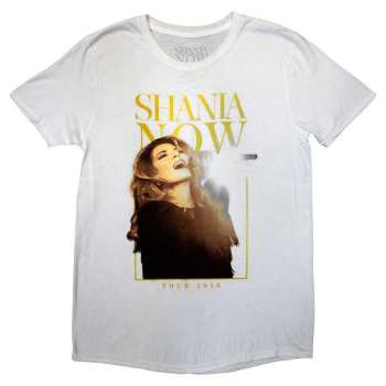 Merch Shania Twain: Shania Twain Unisex T-shirt: Tour 2018 Mic Photo (back Print & Ex-tour) (medium) M