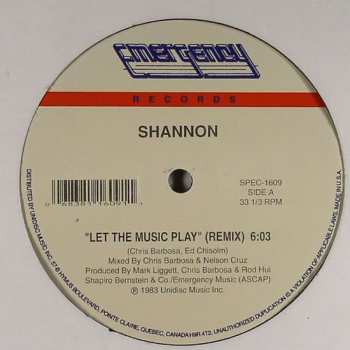 LP Shannon: Let The Music Play (Remix) 531010
