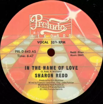Sharon Redd: In The Name Of Love