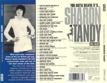 CD Sharon Tandy: You Gotta Believe It's... Sharon Tandy 255188