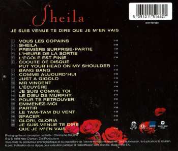 CD Sheila: Je Suis Venue Te Dire Que Je M'En Vais - Ses Plus Grands Succès  416410
