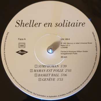 2LP William Sheller: Sheller En Solitaire 386475