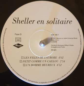 2LP William Sheller: Sheller En Solitaire 386475