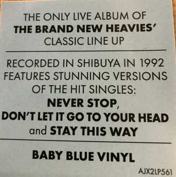 2LP The Brand New Heavies: Shibuya 357 - Live In Tokyo 1992 CLR 21491