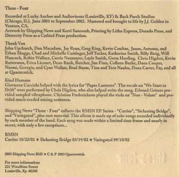 CD Shipping News: Three-Four