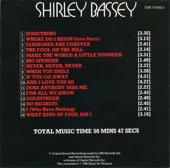 CD Shirley Bassey: The Singles 49884