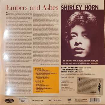 LP Shirley Horn: Embers and ashes LTD 496130