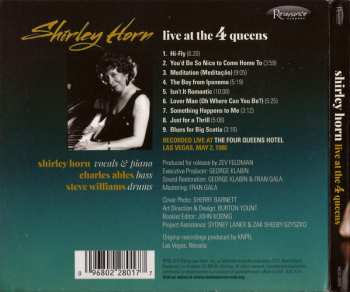 CD Shirley Horn: Live At The 4 Queens 351545