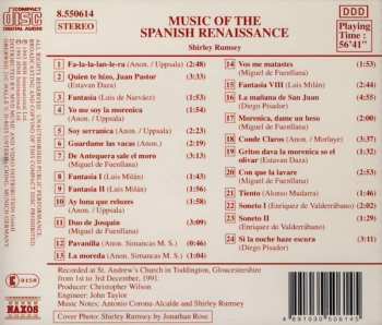 CD Shirley Rumsey: Music Of The Spanish Renaissance 407686