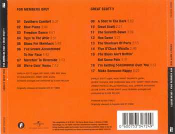 CD Shirley Scott Trio: For Members Only / Great Scott!! 523602