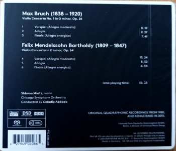 SACD Shlomo Mintz: Bruch & Mendelssohn Bartholdy Violin Concertos  118249