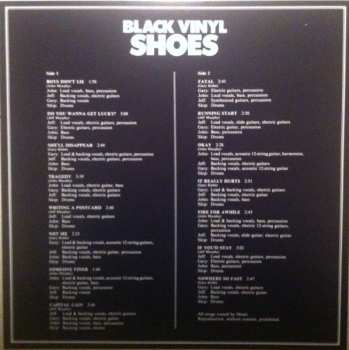 LP Shoes: Black Vinyl Shoes 88736