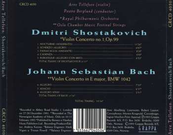CD Dmitri Shostakovich: Violin Concerto No. 1, Op. 99 / Violin Concerto In E Major 477447
