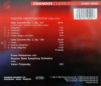 CD Dmitri Shostakovich: Cello Concertos Nos 1 & 2 456451