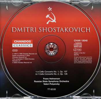 CD Dmitri Shostakovich: Cello Concertos Nos 1 & 2 456451