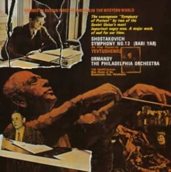 Album Dmitri Shostakovich: Symphony No. 13 (Babi Yar)