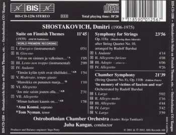 CD Dmitri Shostakovich: Suite On Finnish Themes / Chamber Symphonies 403092