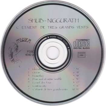 CD Shub Niggurath: C'étaient De Très Grands Vents 481939