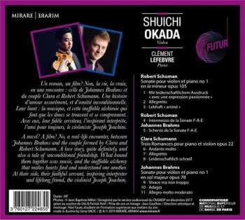 CD Shuichi Okada: Johannes Brahms, Robert & Clara Schumann 493907