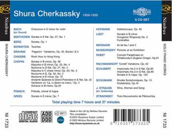 6CD/Box Set Shura Cherkassky: 1909-1995 431646