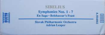 4CD/Box Set Jean Sibelius: Symphonies Nos. 1 - 7 / En Saga • Belshazzar's Feast
