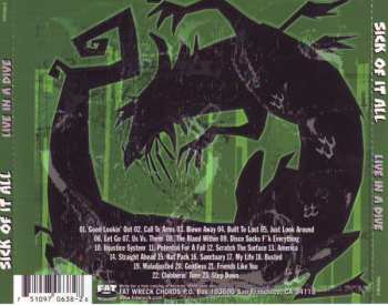CD Sick Of It All: Live In A Dive 21228