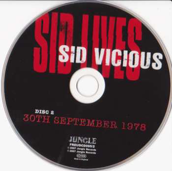 2CD Sid Vicious: Sid Lives 106575