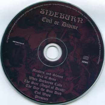 CD Sideburn: Evil Or Divine 275149