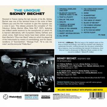 CD Sidney Bechet: The Unique Sidney Bechet 303727