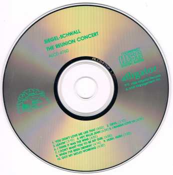 CD The Siegel-Schwall Band: The Reunion Concert 437073