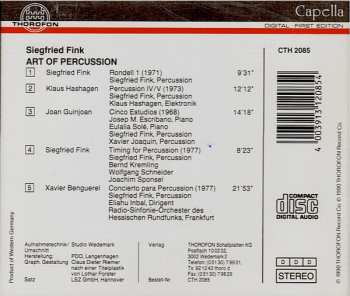 CD Siegfried Fink: Art Of Percussion 404363
