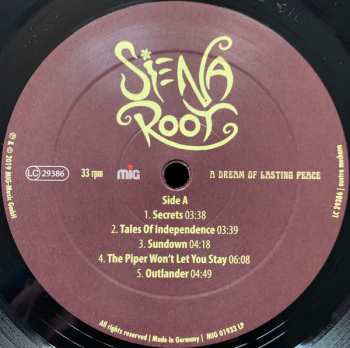 LP Siena Root: A Dream Of Lasting Peace LTD 58187