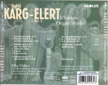 CD Sigfrid Karg-Elert: Ultimate Organ Works Vol. 3 327907