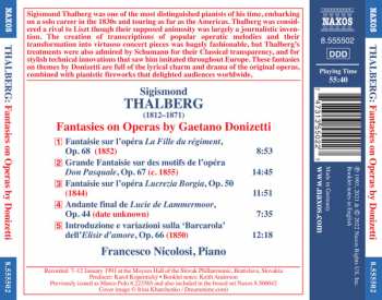 CD Sigismond Thalberg: Fantasies On Operas By Donizetti 325146