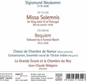2CD Sigismund Neukomm: Missa Solemnis; Requiem 318709