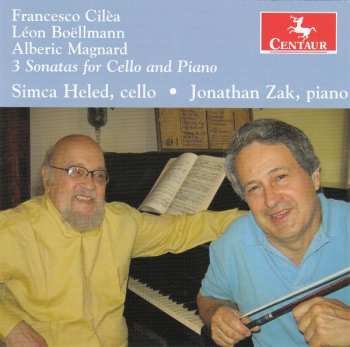 Album Jonathan Zak: 3 Sonatas For Cello And Piano