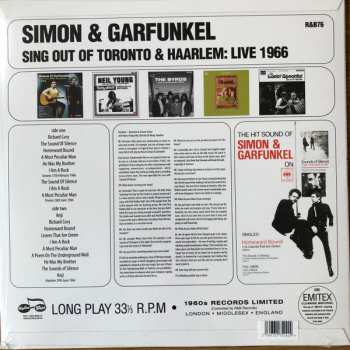 LP Simon & Garfunkel: Sing Out Of Toronto & Haarlem: Live 1966 416589