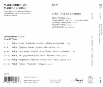 CD Simon Trpčeski: Simon Trpčeski & Friends: Македонисимо = Makedonissimo DIGI 91229