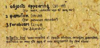 CD Simon Wickham-Smith: Butterfly Dust