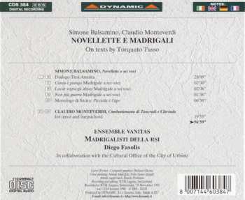 CD Simone Balsamino: Novellette E Madrigali 427246