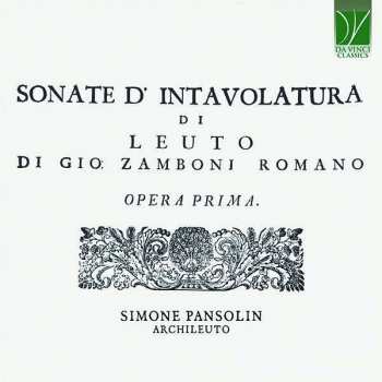 Simone Pansolin: Sonate D'intavolatura Di Leuto Op. 1 Nr.1,3,9,11