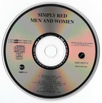 CD Simply Red: Men And Women 510559