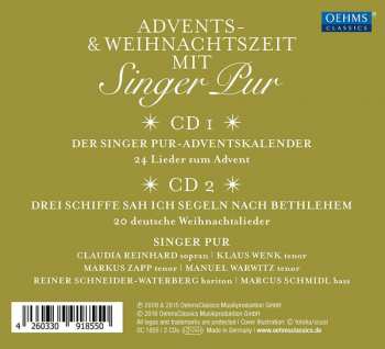 2CD Singer Pur: Advents & Weihnachtszeit Mit  364679