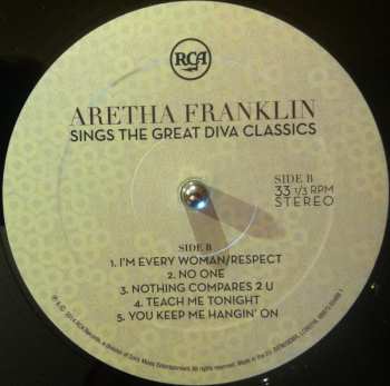 LP Aretha Franklin: Sings The Great Diva Classics 32790