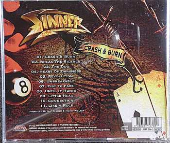 CD Sinner: Crash & Burn 8133
