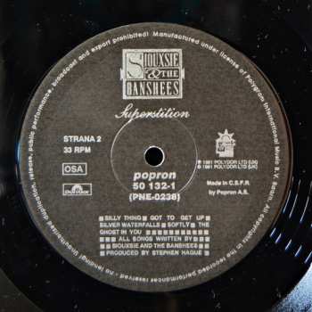 LP Siouxsie & The Banshees: Superstition